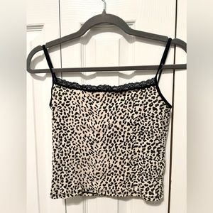 brandy melville cheetah tank